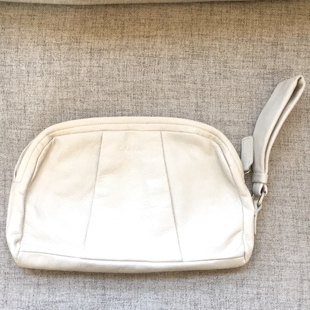 Calvin Klein leather tote bag